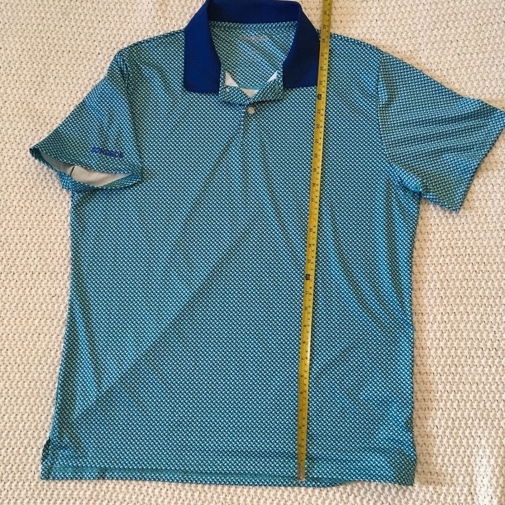 BONOBOS DRYFIT POLO, BLUE IN COLOR, SIZE LG